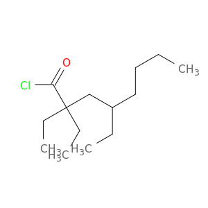 Octanoyl chloride, 2,2,4-triethyl-