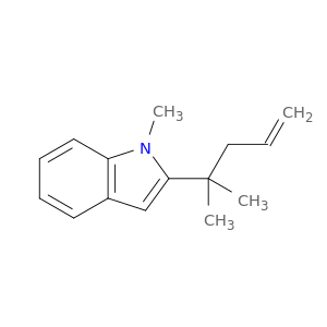 1H-Indole, 2-(1,1-dimethyl-3-butenyl)-1-methyl-