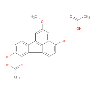 3,9-Fluoranthenediol, 5-methoxy-, diacetate