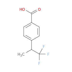 4-(1,1,1-trifluoropropan-2-yl)benzoic acid