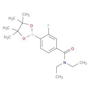 2-氟-4-(二乙基氨基甲酰基)苯基硼酸频哪醇酯