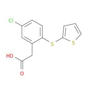 Benzeneacetic acid, 5-chloro-2-(2-thienylthio)-