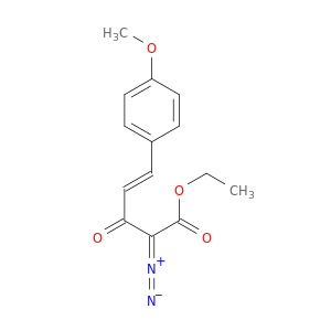 4-Pentenoic acid, 2-diazo-5-(4-methoxyphenyl)-3-oxo-, ethyl ester, (E)-