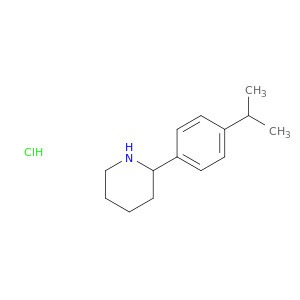哌啶,2-[4-(1-甲基乙基)苯基]-,盐酸盐(1：1)