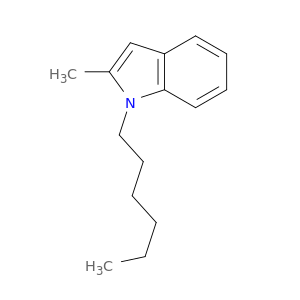 1H-Indole, 1-hexyl-2-methyl-