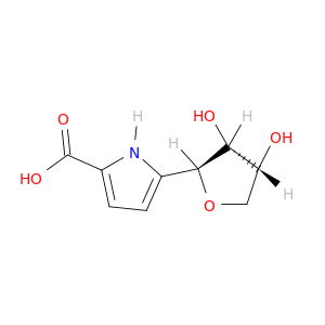 1H-Pyrrole-2-carboxylicacid, 5-[(2S,3R,4R)-tetrahydro-3,4-dihydroxy-2-furanyl]-