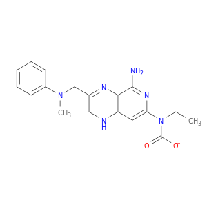 ethyl(5-amino-3-{[methyl(phenyl)amino]methyl}-1,2-dihydropyrido[3,4-b]pyrazin-7-yl)carbamate
