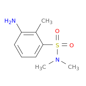3-amino-N,N,2-trimethylbenzene-1-sulfonamide