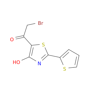 Ethanone, 2-bromo-1-[4-hydroxy-2-(2-thienyl)-5-thiazolyl]-