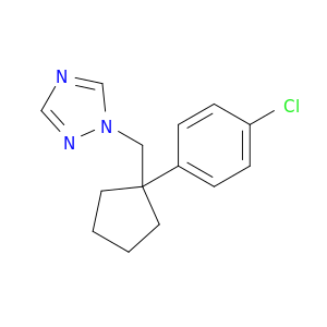 1H-1,2,4-Triazole, 1-[[1-(4-chlorophenyl)cyclopentyl]methyl]-