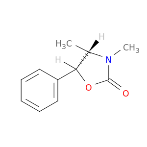 2-Oxazolidinone, 3,4-dimethyl-5-phenyl-, cis-