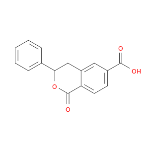 1-Oxo-3-phenyl-3,4-dihydro-1H-2-benzopyran-6-carboxylic Acid