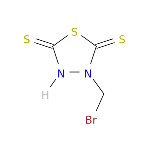 1,3,4-Thiadiazolidine-2,5-dithione, 3-(bromomethyl)-