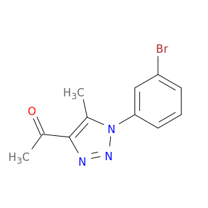 1-[1-(3-Bromophenyl)-5-methyl-1H-1,2,3-triazol-4-yl]ethan-1-one