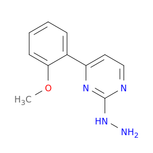 2-Hydrazino-4-(2-methoxyphenyl)pyrimidine
