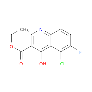 3-Quinolinecarboxylic acid, 5-chloro-6-fluoro-4-hydroxy-, ethyl ester
