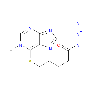 Pentanoyl azide, 5-(1H-purin-6-ylthio)-