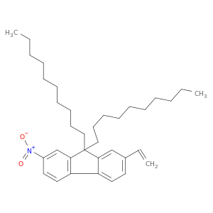 9H-Fluorene, 9,9-didecyl-2-ethenyl-7-nitro-