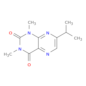 2,4(1H,3H)-Pteridinedione, 1,3-dimethyl-7-(1-methylethyl)-