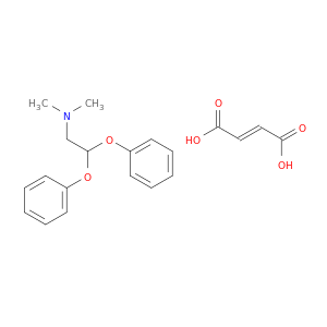 Ethanamine, N,N-dimethyl-2,2-diphenoxy-, (E)-2-butenedioate