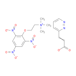 CHOLINE PICRATE 3-PYRIDAZINEACRYLATE