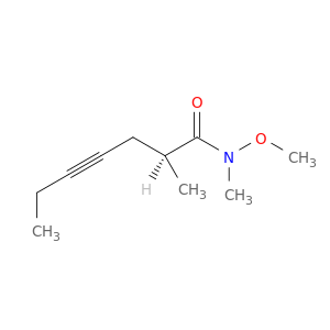 4-Heptynamide, N-methoxy-N,2-dimethyl-, (2S)-