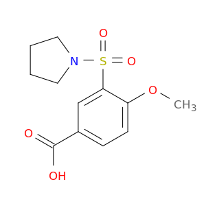 4-甲氧基-3-(1-吡咯烷基磺酰基)苯甲酸