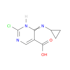 2-氯-4-(环丙基氨基)嘧啶-5-羧酸