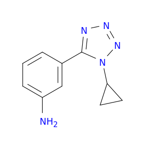 3-(1-cyclopropyl-1H-1,2,3,4-tetrazol-5-yl)aniline