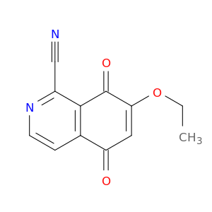 1-Isoquinolinecarbonitrile,7-ethoxy-5,8-dihydro-5,8-dioxo-