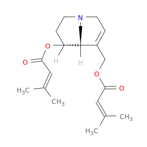 2-Butenoic acid,3-methyl-,(1R,7aR)-2,3,5,7a-tetrahydro-7-[[(3-methyl-1-oxo-2-butenyl)oxy]methyl]-1H-pyrrolizin-1-ylester (9CI)