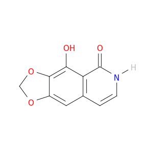 1,3-Dioxolo[4,5-g]isoquinolin-5(6H)-one, 4-hydroxy-