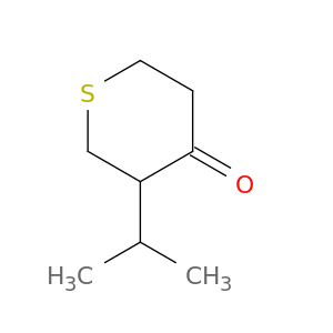 4H-Thiopyran-4-one, tetrahydro-3-(1-methylethyl)-