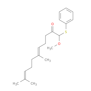 5,9-Undecadien-2-one, 1-methoxy-6,10-dimethyl-1-(phenylthio)-, (E)-