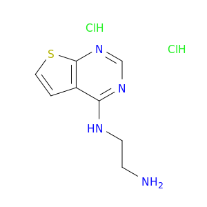 N1-{thieno[2,3-d]pyrimidin-4-yl}ethane-1,2-diamine dihydrochloride