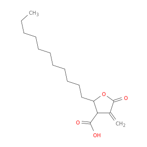 4-methylidene-5-oxo-2-undecyl-oxolane-3-carboxylic acid