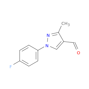 1-(4-氟苯基)-3-甲基-1H-吡唑-4-羧甲醛