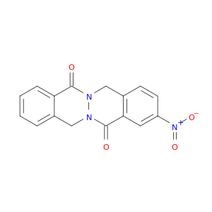Phthalazino[2,3-b]phthalazine-5,12(7H,14H)-dione, 3-nitro-