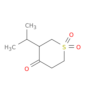 4H-Thiopyran-4-one, tetrahydro-3-(1-methylethyl)-, 1,1-dioxide