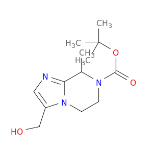叔-丁基 3-(羟甲基)-8-甲基-5,6-二氢咪唑并[1,2-a]吡嗪-7(8H)-甲酸基酯