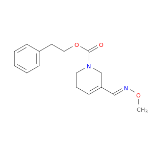 1(2H)-Pyridinecarboxylicacid, 3,6-dihydro-5-[(methoxyimino)methyl]-, 2-phenylethyl ester, (E)- (9CI)
