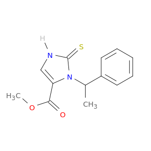 甲基2,3-二氢-3-(1-苯基乙基)-2-硫代氧基-1H-咪唑-4-羧酸盐