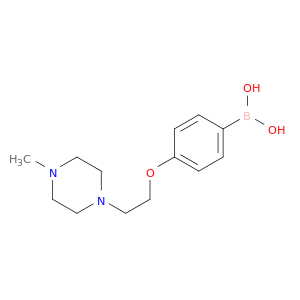 4-(2-(4-甲基哌嗪-1-基)乙氧基)苯基硼酸