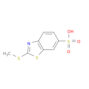 6-Benzothiazolesulfonicacid, 2-(methylthio)-