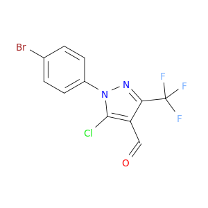 1-(4-bromophenyl)-5-chloro-3-(trifluoromethyl)-1H-pyrazole-4-carbaldehyde