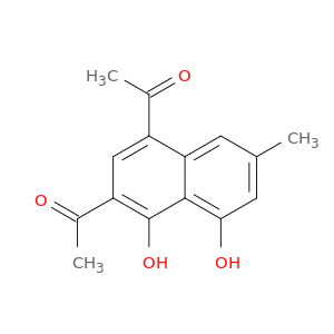 1,1'-(4,5-dihydroxy-7-methylnaphthalene-1,3-diyl)diethanone