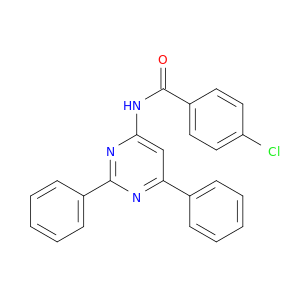 Benzamide, 4-chloro-N-(2,6-diphenyl-4-pyrimidinyl)-