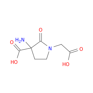 1-Pyrrolidineaceticacid, 3-amino-3-carboxy-2-oxo-