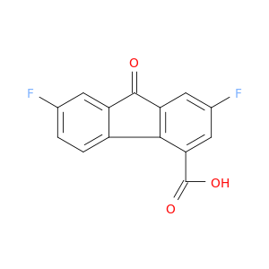 9H-Fluorene-4-carboxylicacid, 2,7-difluoro-9-oxo-