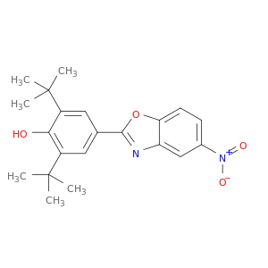 Phenol, 2,6-bis(1,1-dimethylethyl)-4-(5-nitro-2-benzoxazolyl)-